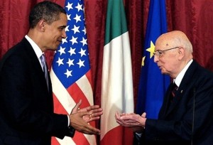 Un recente incontro tra Obama (classe 1961) e Napolitano (classe 1925)