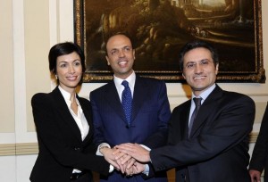 Carfagna Alfano Caldoro  progetto sud