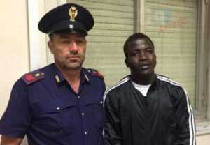 l'ivoriano arrestato Mamadou Kamara 