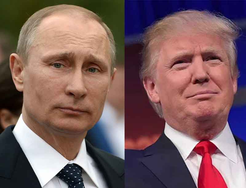 Vladimir Putin e Donald Trump 