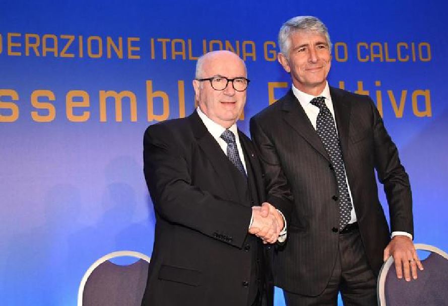 Carlo Tavecchio Andrea Abodi candidati alla presidenza della Figc