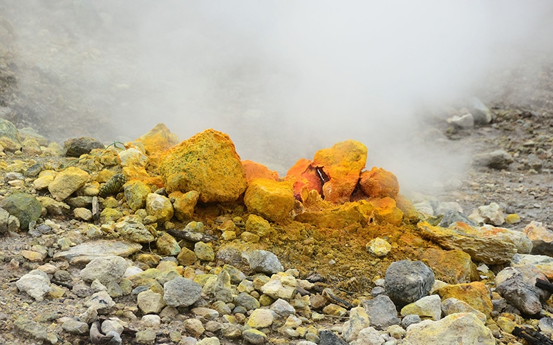 Fumarola Solfatara Campi Flegrei