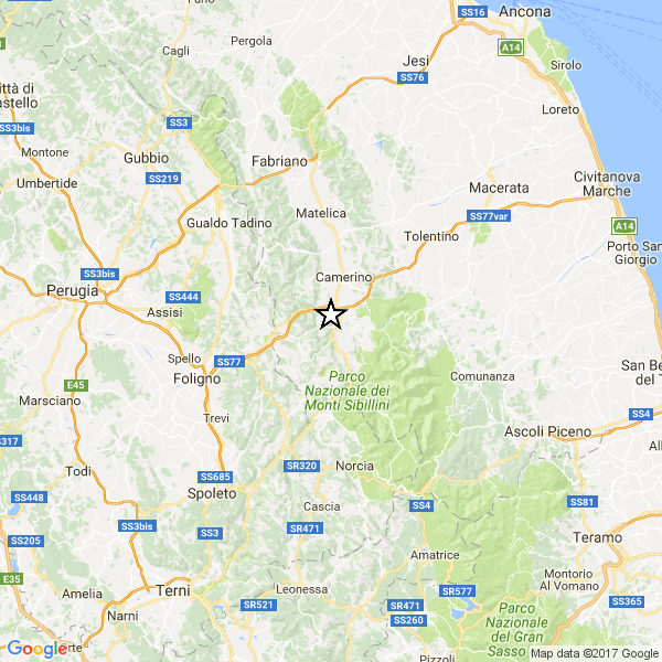 Terremoto Macerata