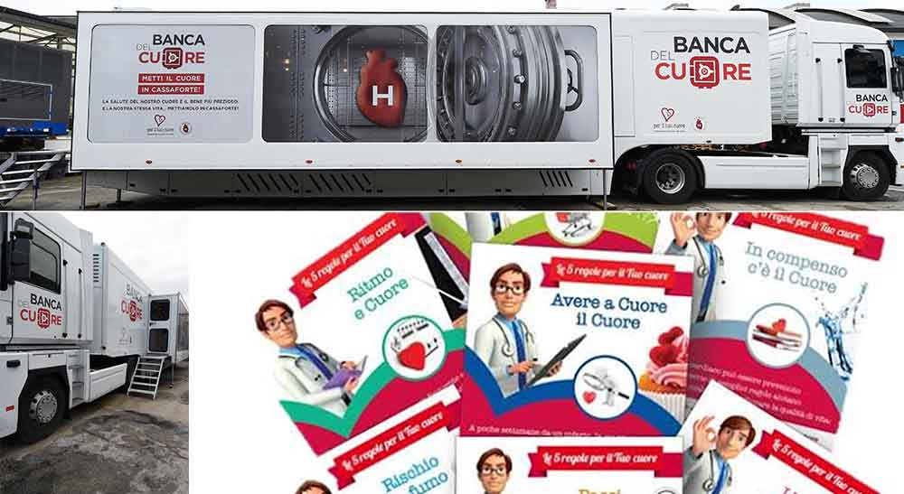 Prevenzione cardiovascolare Truck Tour Banca del Cuore