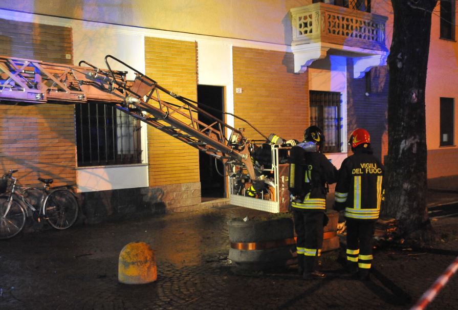 Incendio casa