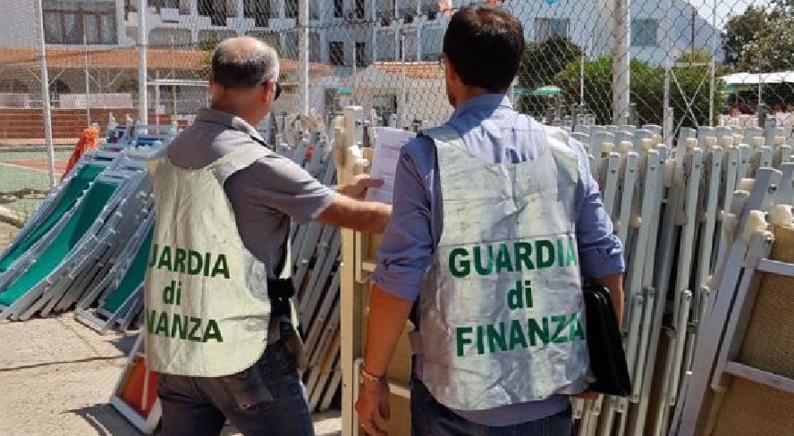 lido balneare guardia di finanza