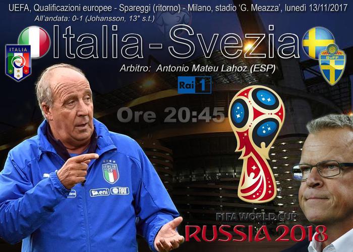 Italia-Svezia, Ventura spera nella vittoria 