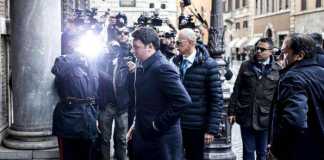 Renzi entra Senato per Unioni civili
