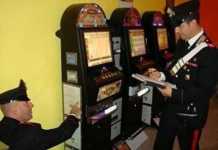 carabinieri di Cosenza sequestrano slot machine