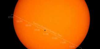 Mercurio il 9 maggio gira intorno al Sole come un "neo"
