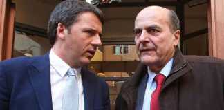 Renzi e Bersani nel 2013
