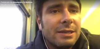 Alessandro Di Battista in treno da Crotone e Lamezia