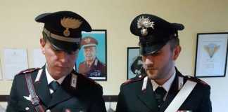 I carabinieri di Camigliatello con la marijuana sequestrata