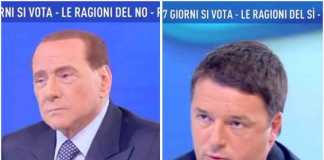 Berlusconi e Renzi a Domenica Live