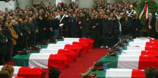I funerali degli italiani uccisi nella strage di Nassiriya