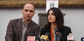 La sindaca di Roma Virginia Raggi e il vicesindaco Daniele Frongia