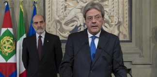 Paolo Gentiloni dopo aver ricevuto l'incarico dal capo dello Stato