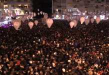 La calca piazza Fera durante il concertone con Soler