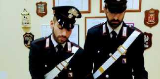 carabinieri con armi barilla