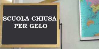 scuola chiusa per gelo