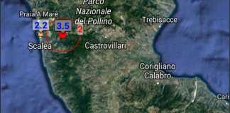 Terremoto Orsomarso Cosenza