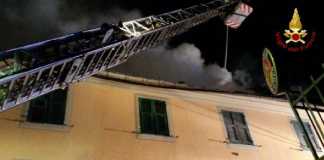 abitazione in fiamme Casella morto Giuseppe Fraietta
