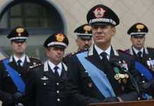 Il generale Vincenzo Paticchio, comandante della Legione carabinieri Calabria