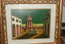 ''Piazza d'Italia'', un quadro di Giorgio De Chirico confiscato a Gioacchino Campolo