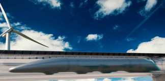 Il treno a levitazione magnetica Hyperloop