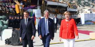 Macron, Gentiloni e Merkel a Trieste
