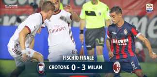 Crotone Milan 20-ago-2017