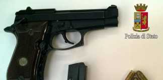 Pistola calibro 9