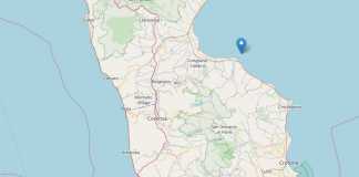 Lieve scossa di terremoto nell'Alto Ionio Cosentino Crosia e Calopezzati