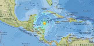 Terremoto honduras cuba caraibi