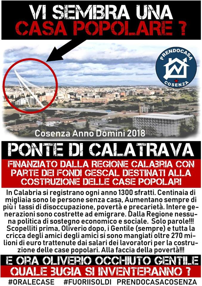 comitato Prendocasa Cosenza Calatrava