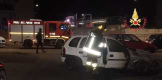Due auto in fiamme a Catanzaro, probabile dolo