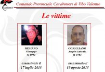 vittime omicidio mesiano corigliano mileto