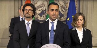 Luigi Di Maio al termine delle consultazioni al Quirinale