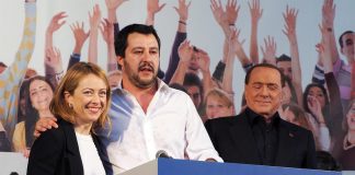 Meloni Salvini Berlusconi