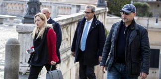 Giorgia Meloni di Fratelli d'Italia arriva al Quirinale