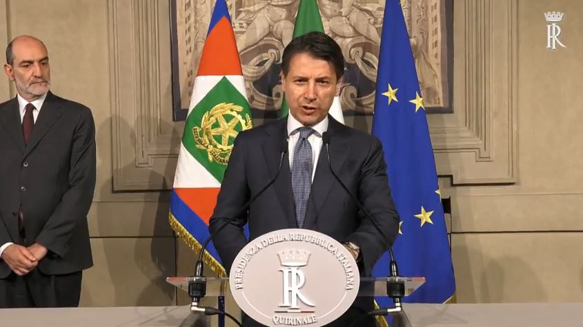 Giuseppe Conte discorso Quirinale