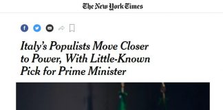 articolo Nyt dedicato a Conte