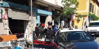 Bomba nella notte a Cosenza, distrutto locale in via Caloprese