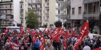 Manifestazione Cgil a Cosenza