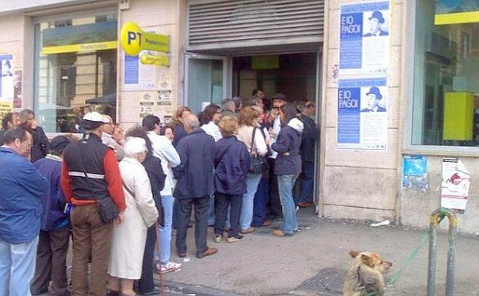 fila poste pensione