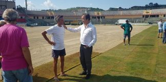 Mario Occhiuto al Marulla durante lavori