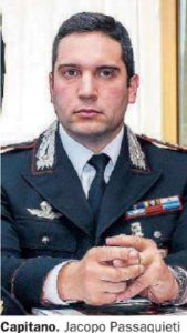 Il Capitano dei Carabinieri Jacopo Passaquieti