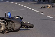 incidente moto bici