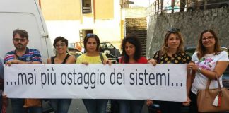 Protesta docenti a Cosenza
