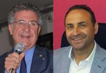 Da sinistra il sindaco di Fuscaldo Gianfranco Ramundo e il vice Paolo Cavaliere